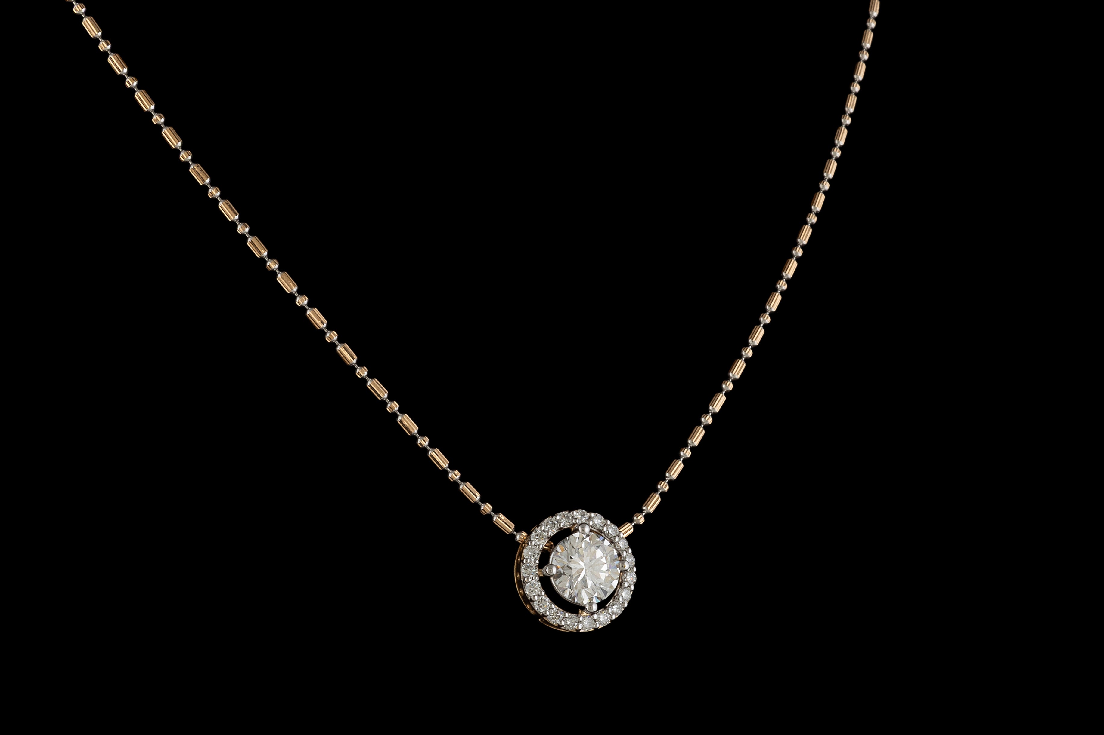 Classic Solitaire Necklace