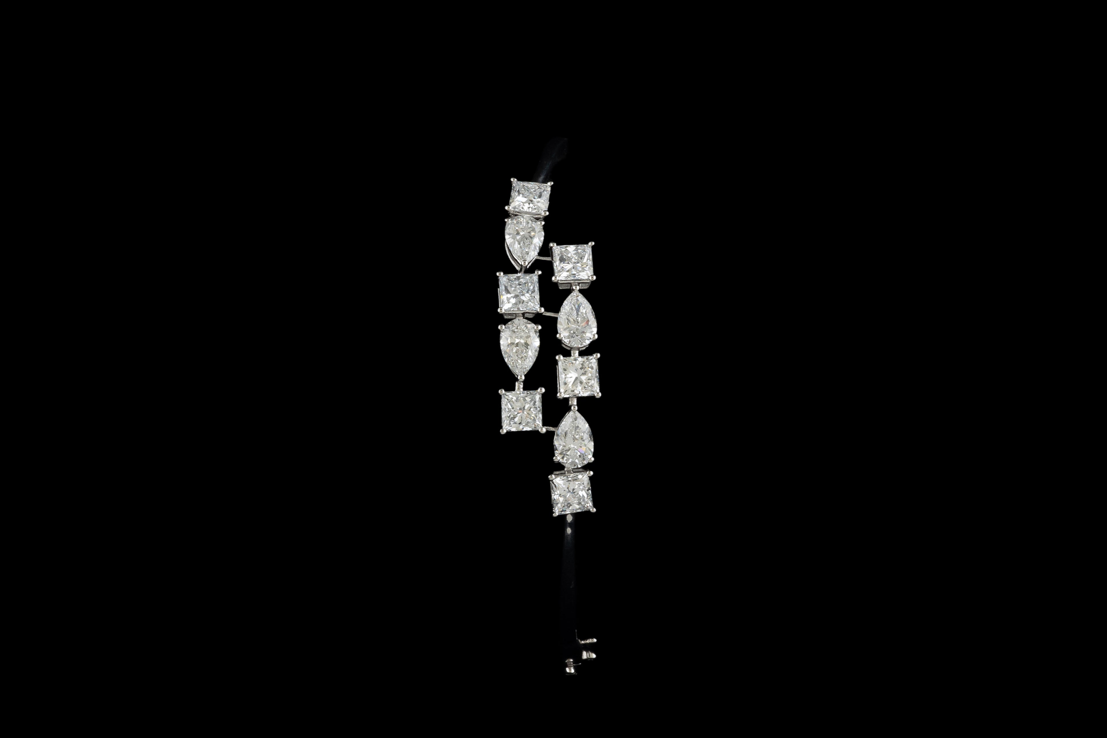 Mixed Cut Diamond Bracelet