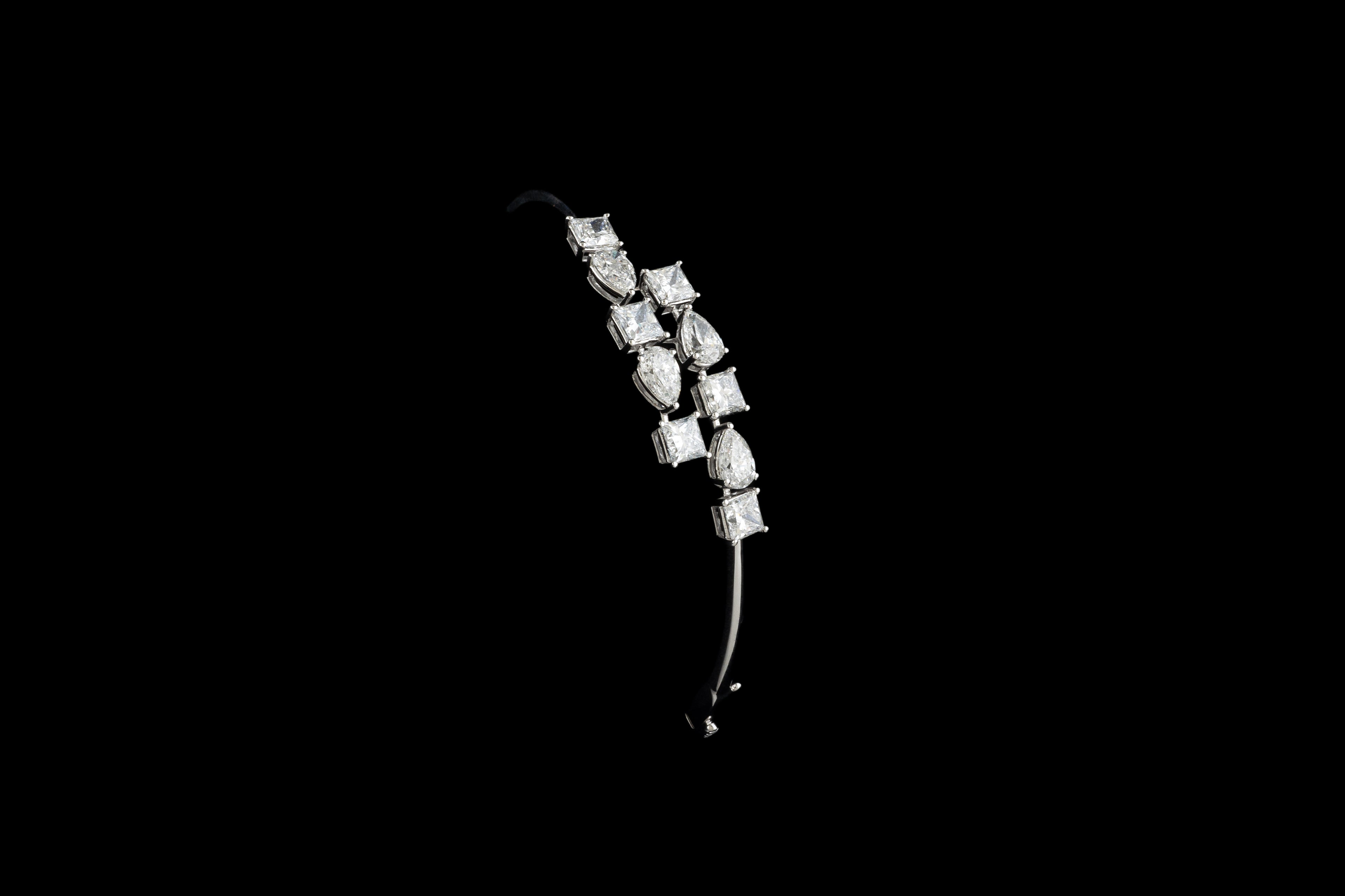 Mixed Cut Diamond Bracelet