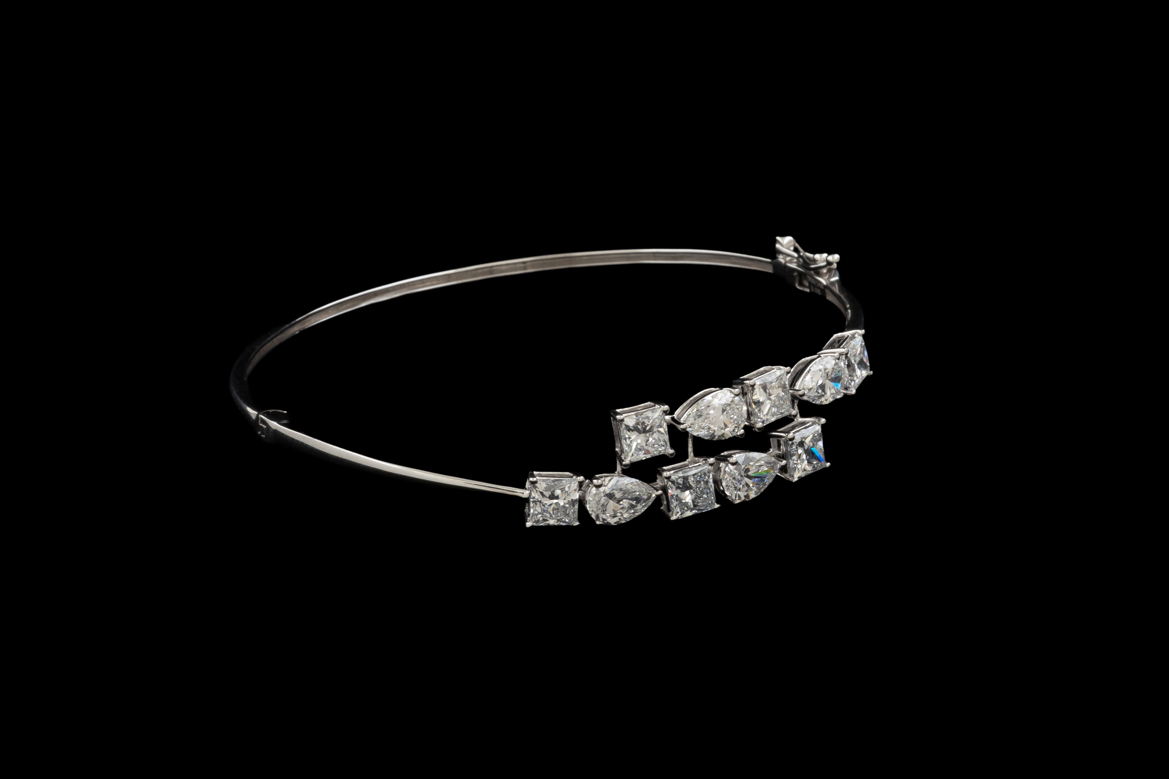 Mixed Cut Diamond Bracelet