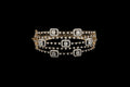 Princess Halo Diamond Bracelet
