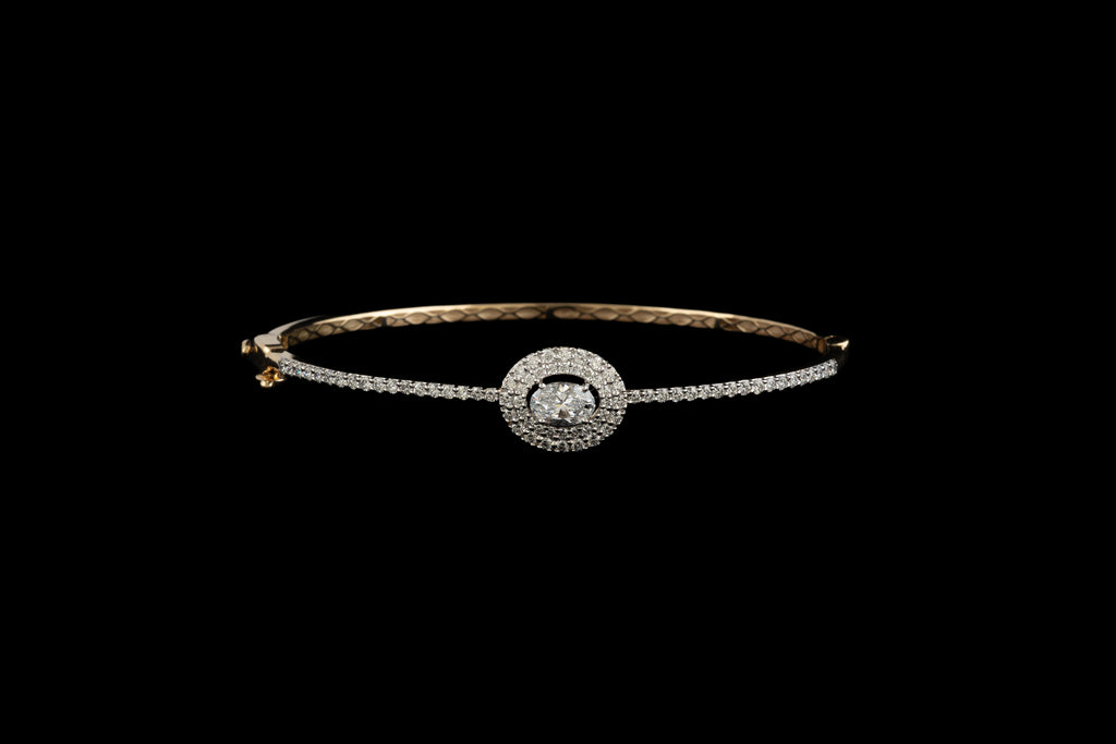 Celeste Double Halo Bracelet