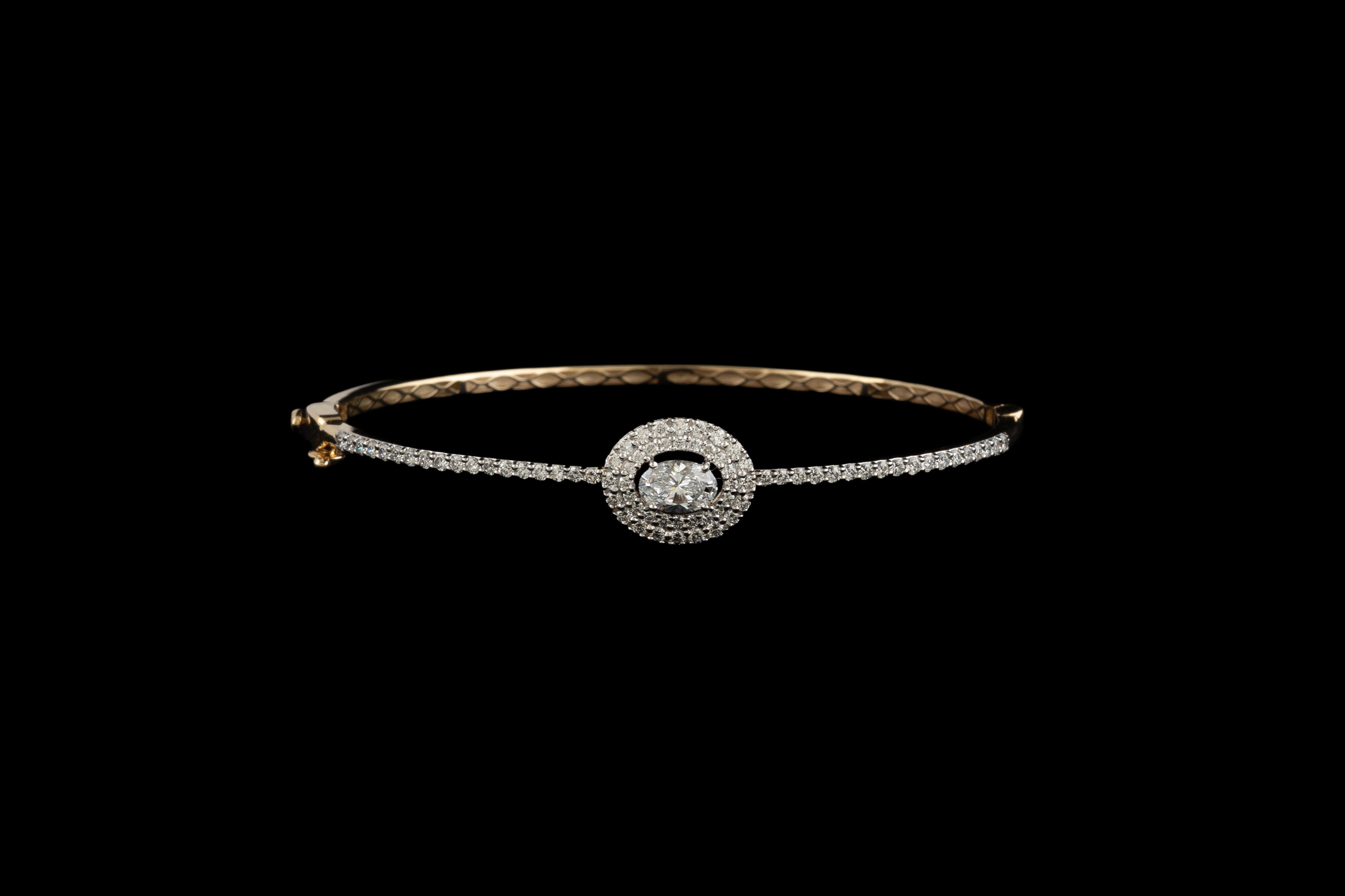 Celeste Double Halo Bracelet