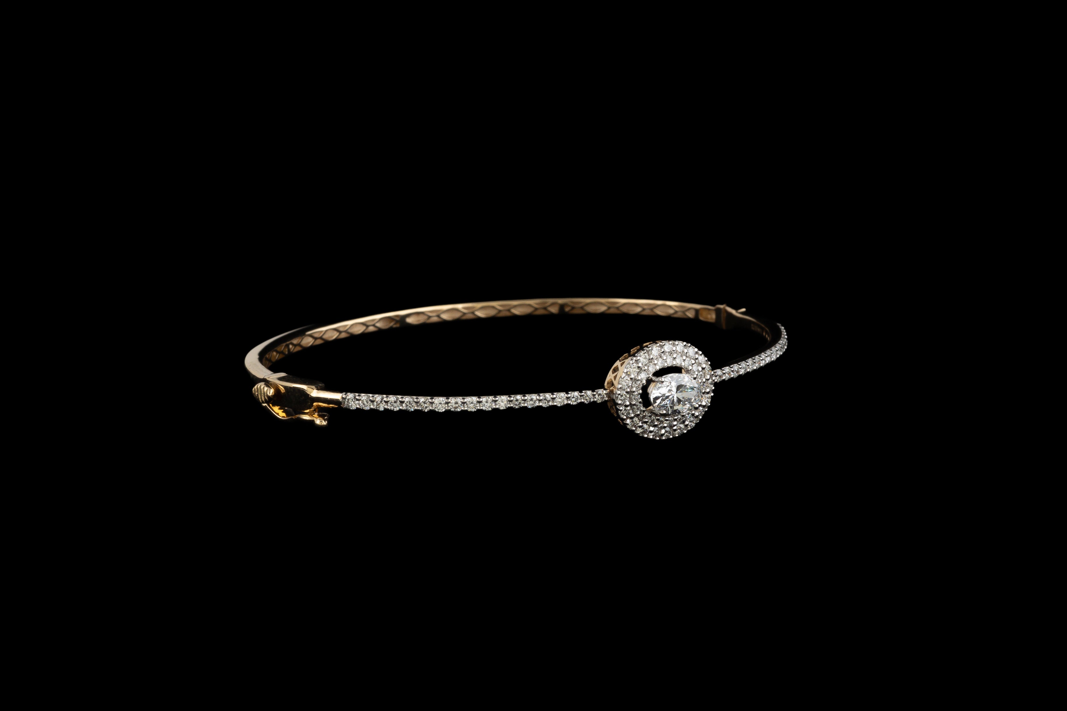 Celeste Double Halo Bracelet