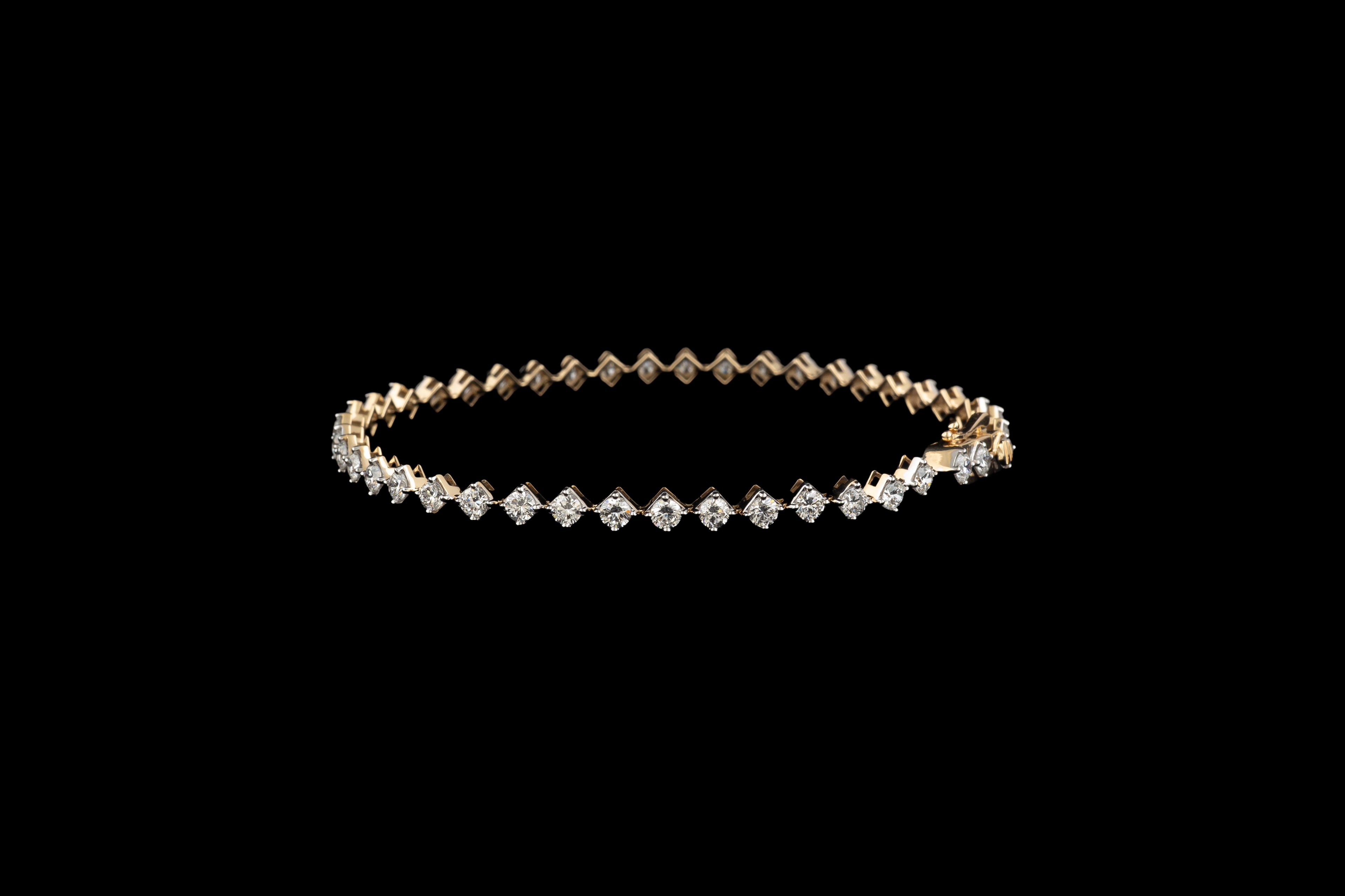 Heartline Tennis Bracelet