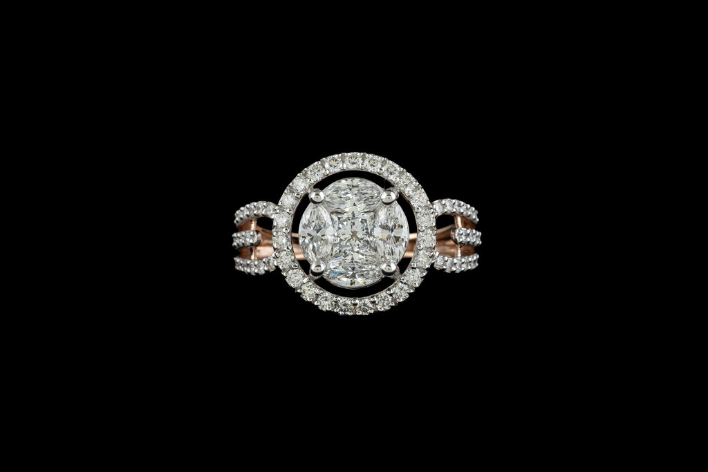 Aurora Cushion Ring