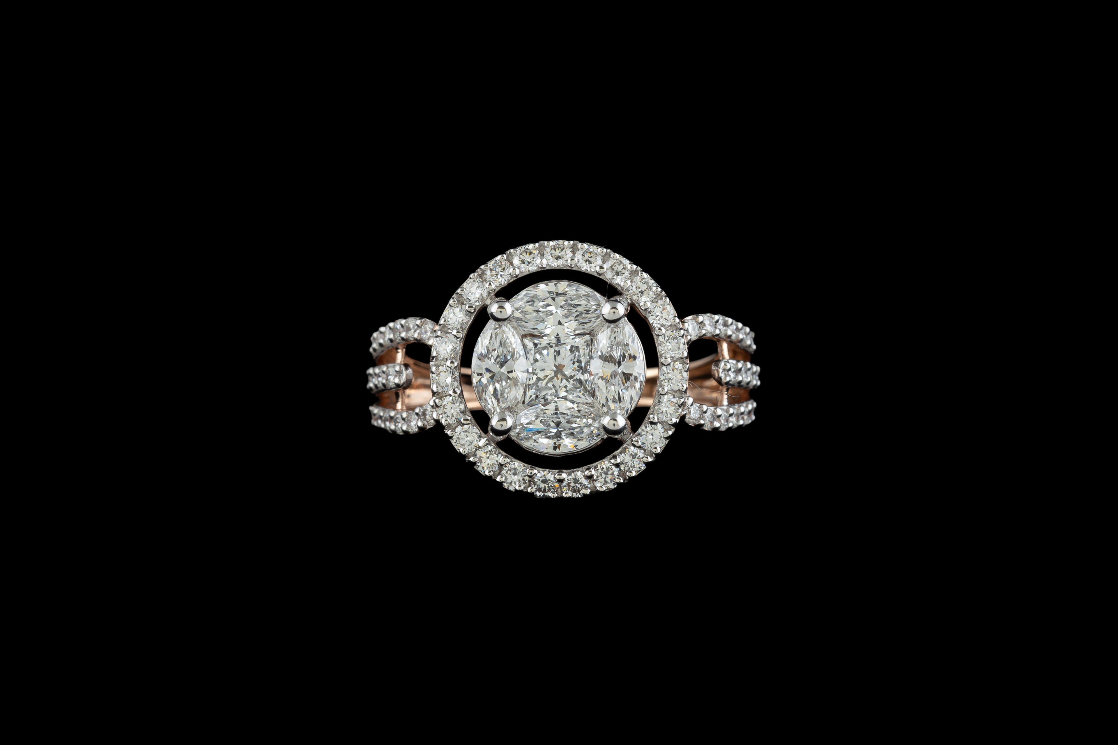 Aurora Cushion Ring