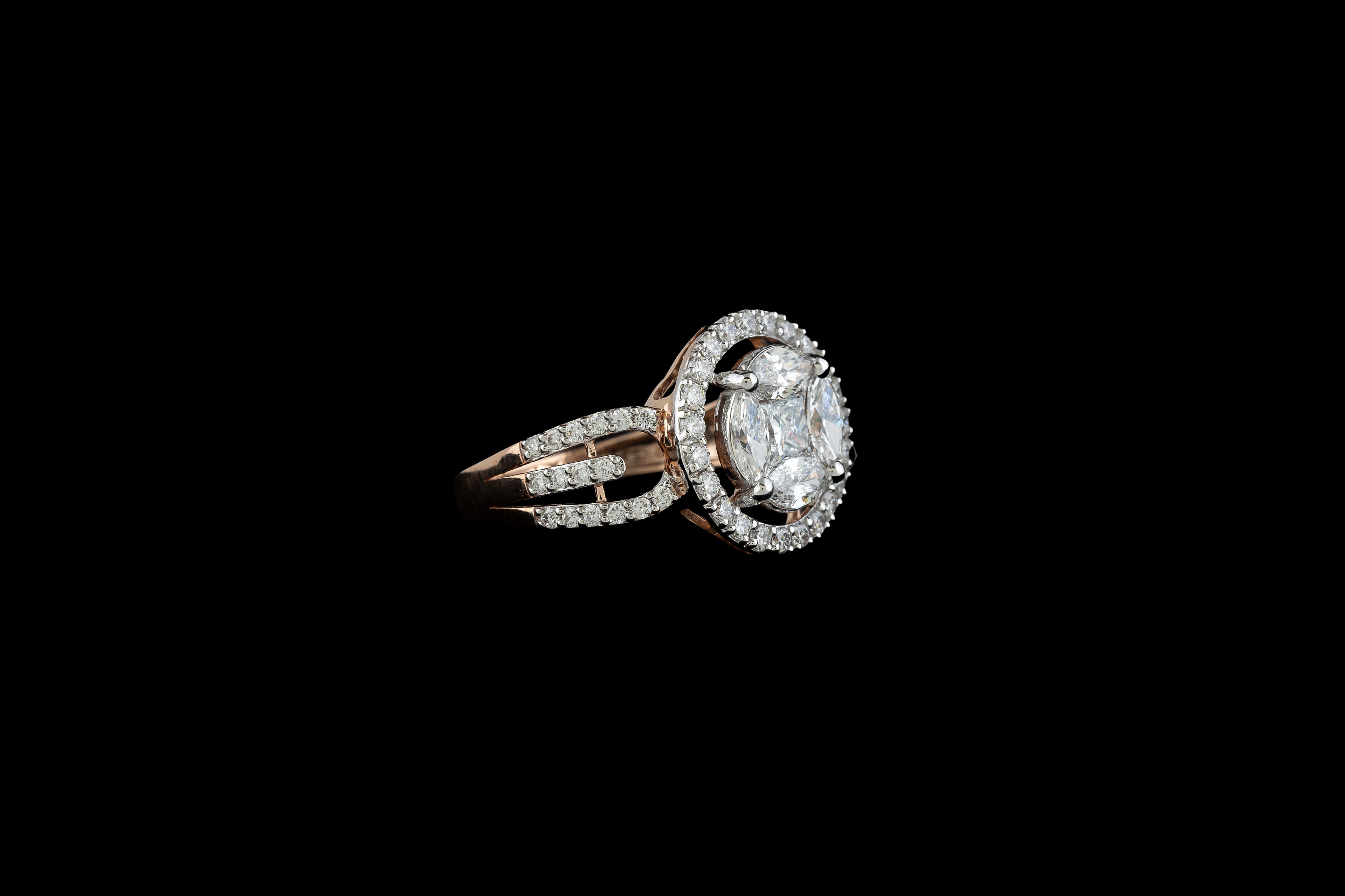 Aurora Cushion Ring