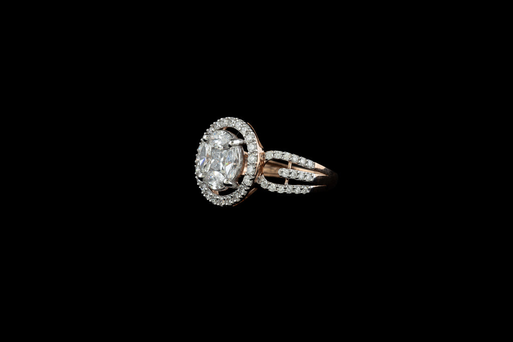 Aurora Cushion Ring
