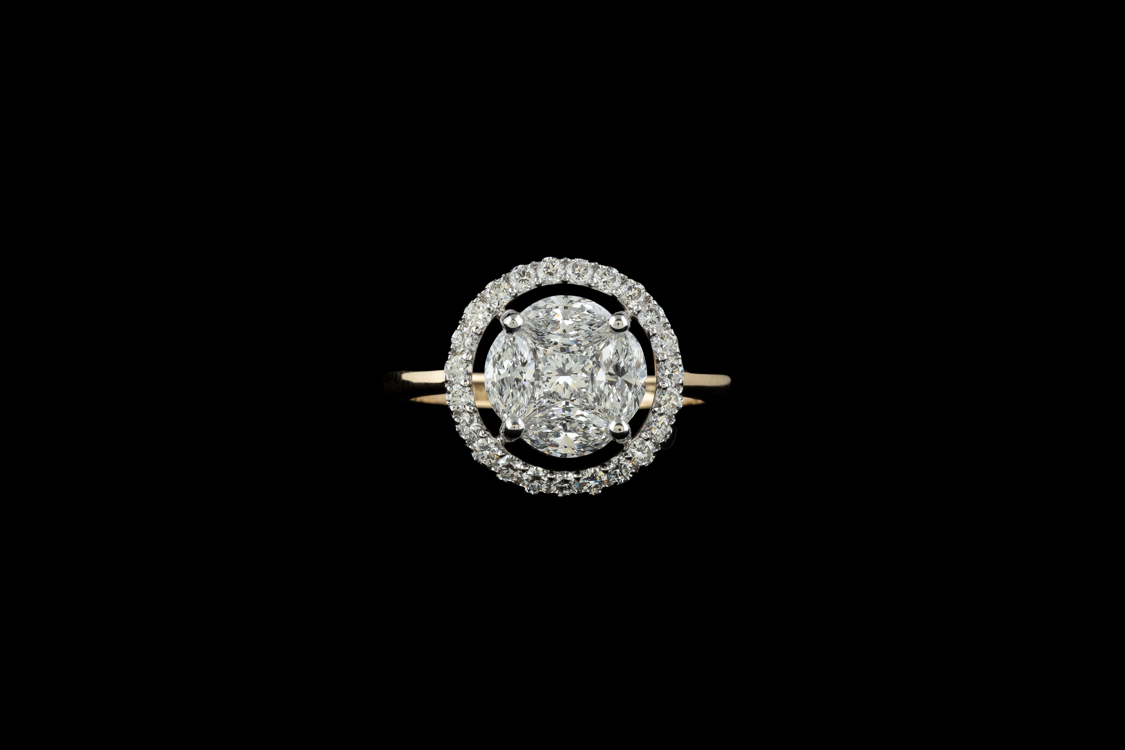 Radiant Crown Ring