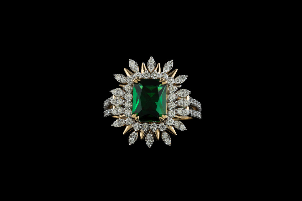Emerald Eclipse Ring