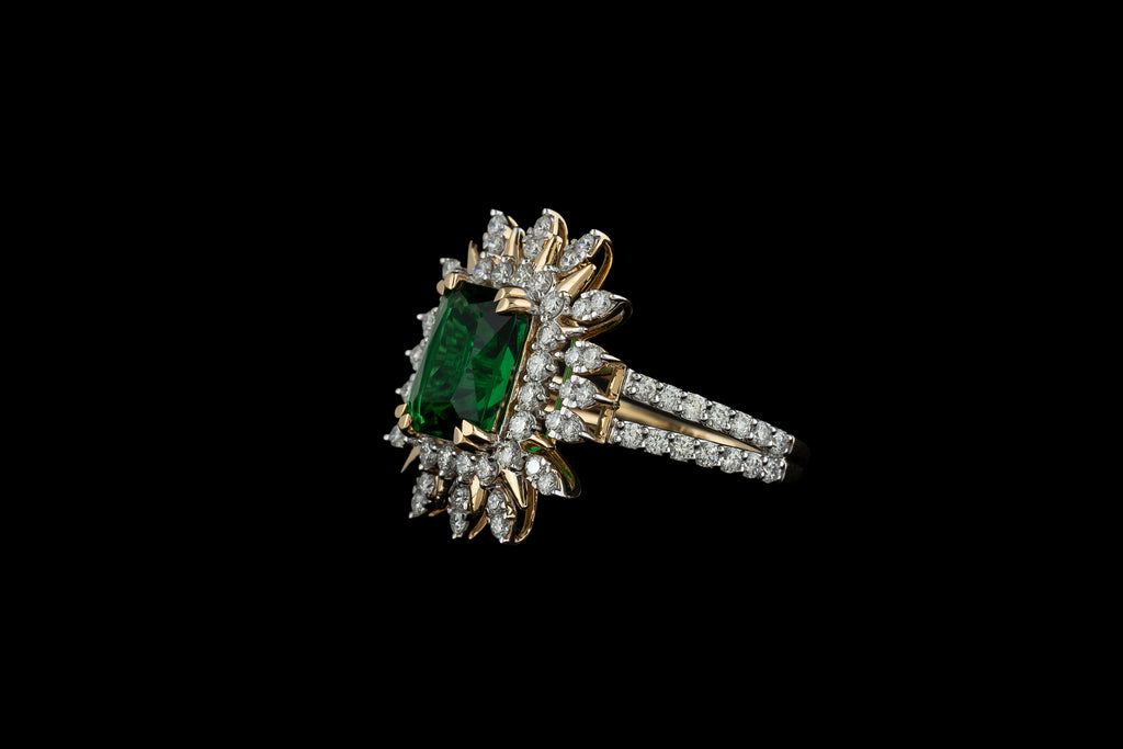 Emerald Eclipse Ring