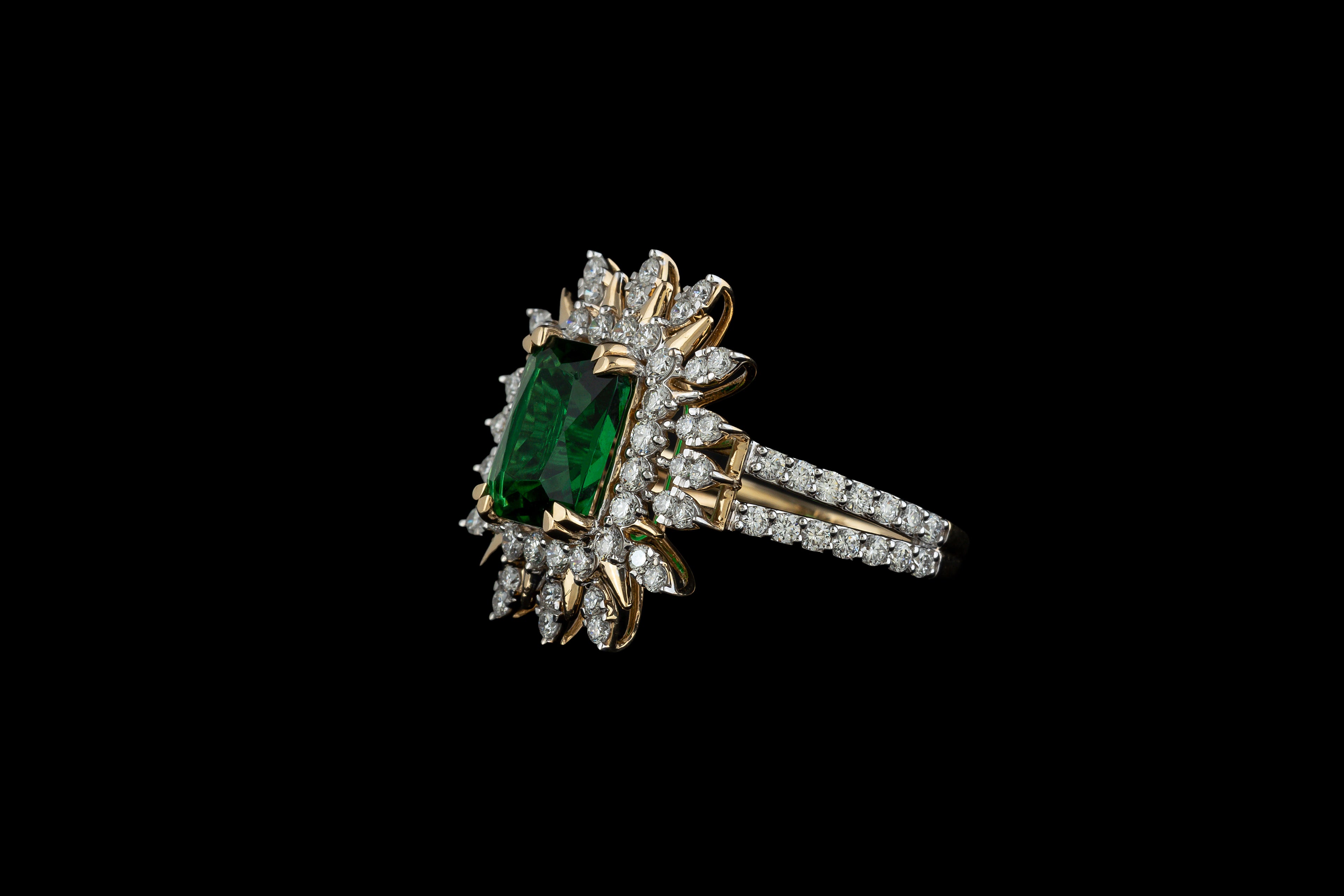 Emerald Eclipse Ring