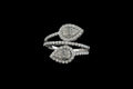 Twin Teardrop Wrap Ring