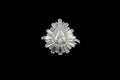 Radiant Pear Halo Ring
