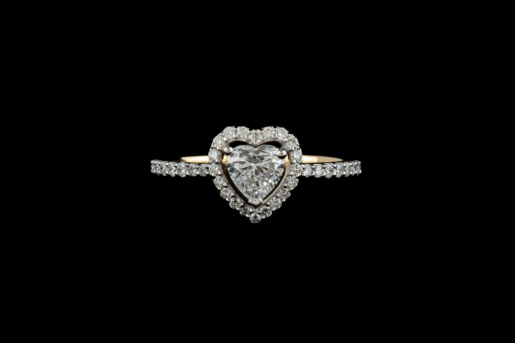 Eternal Heart Halo Ring