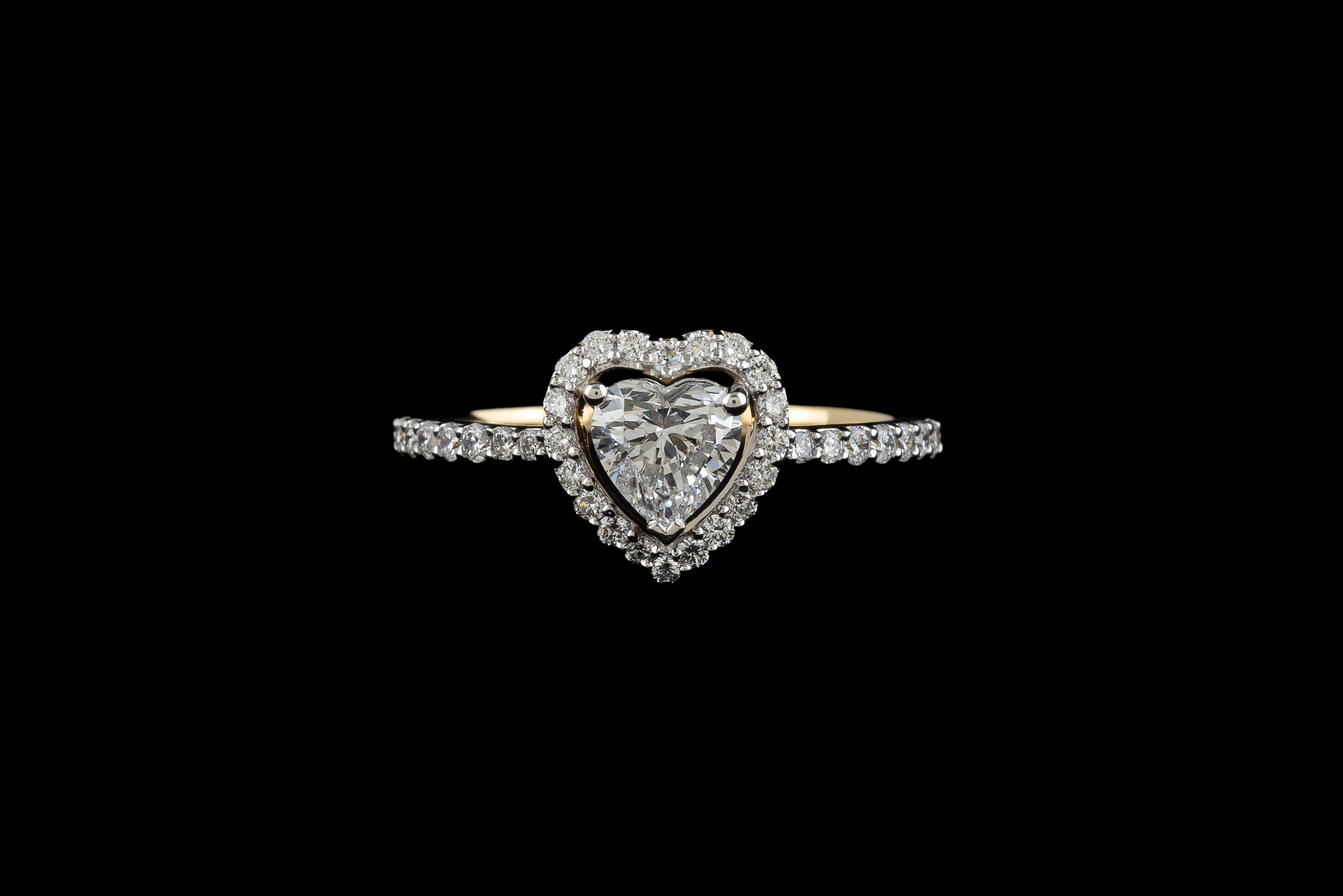 Eternal Heart Halo Ring