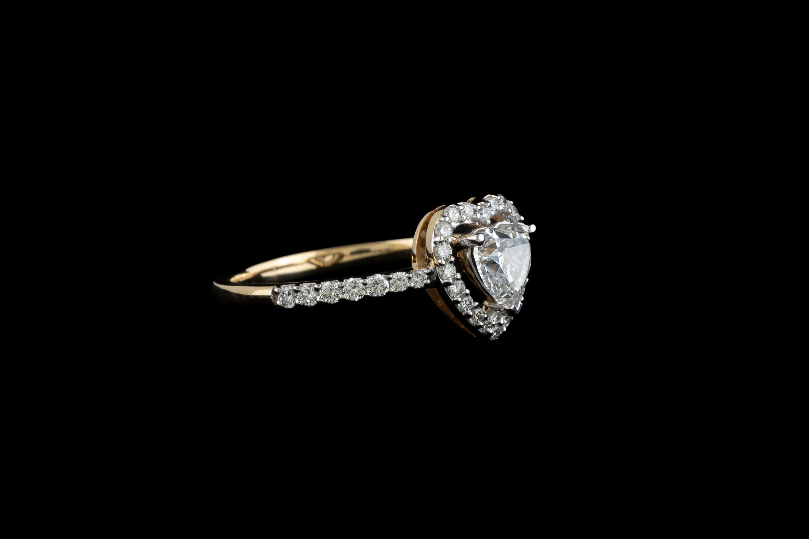 Eternal Heart Halo Ring
