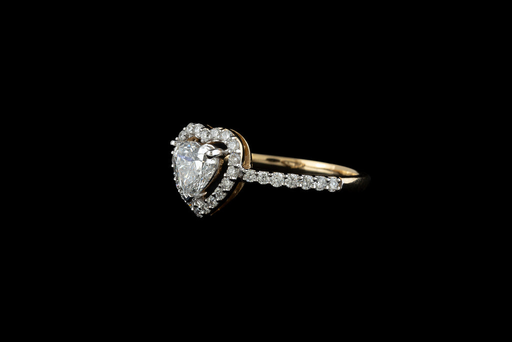 Eternal Heart Halo Ring