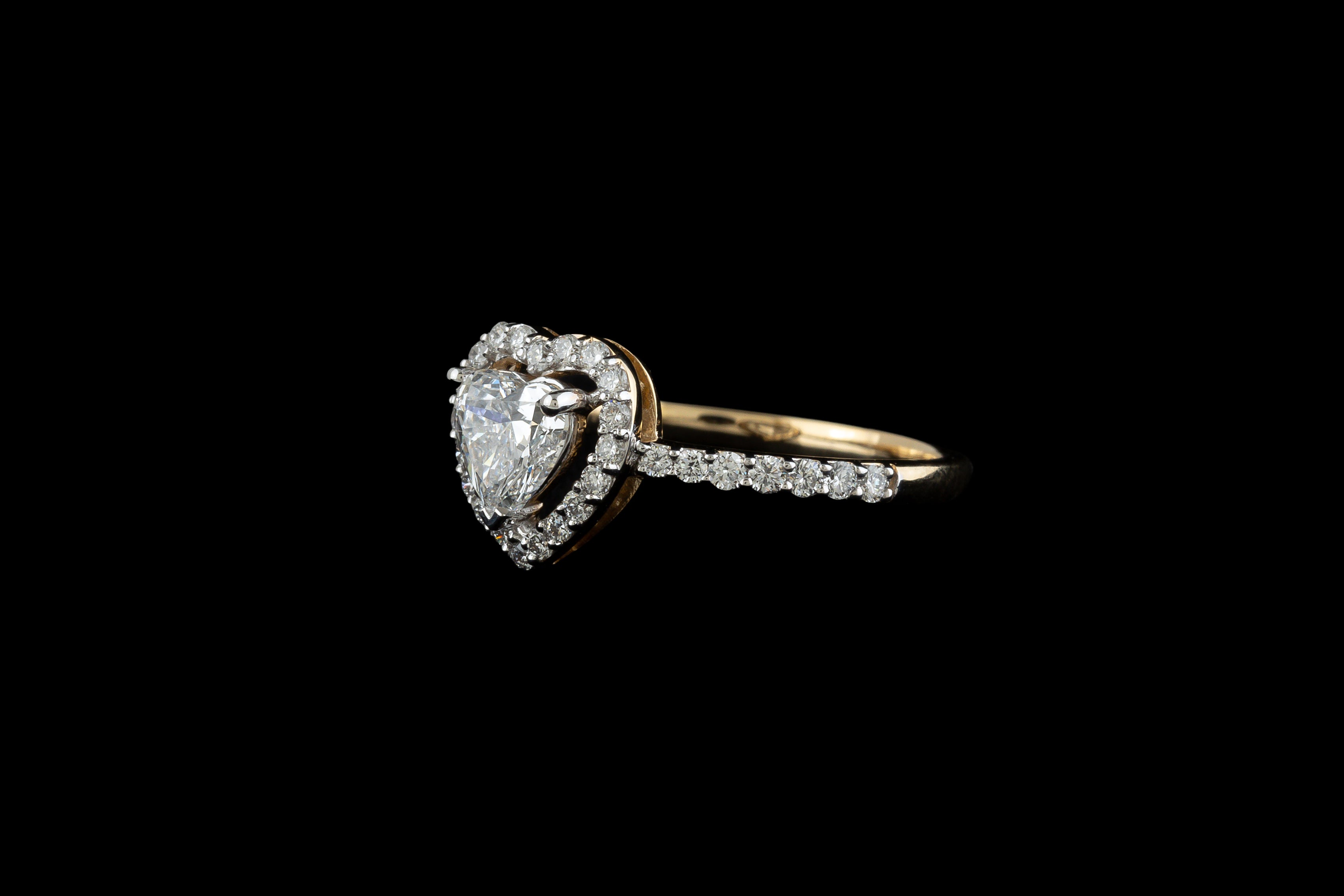 Eternal Heart Halo Ring