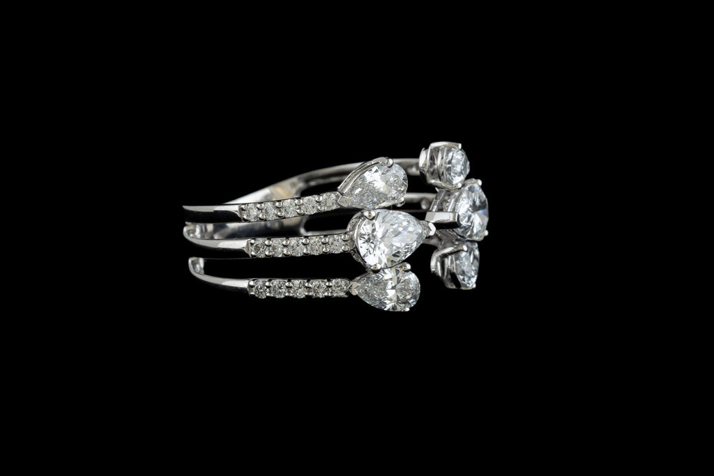 Trinity Pear Ring
