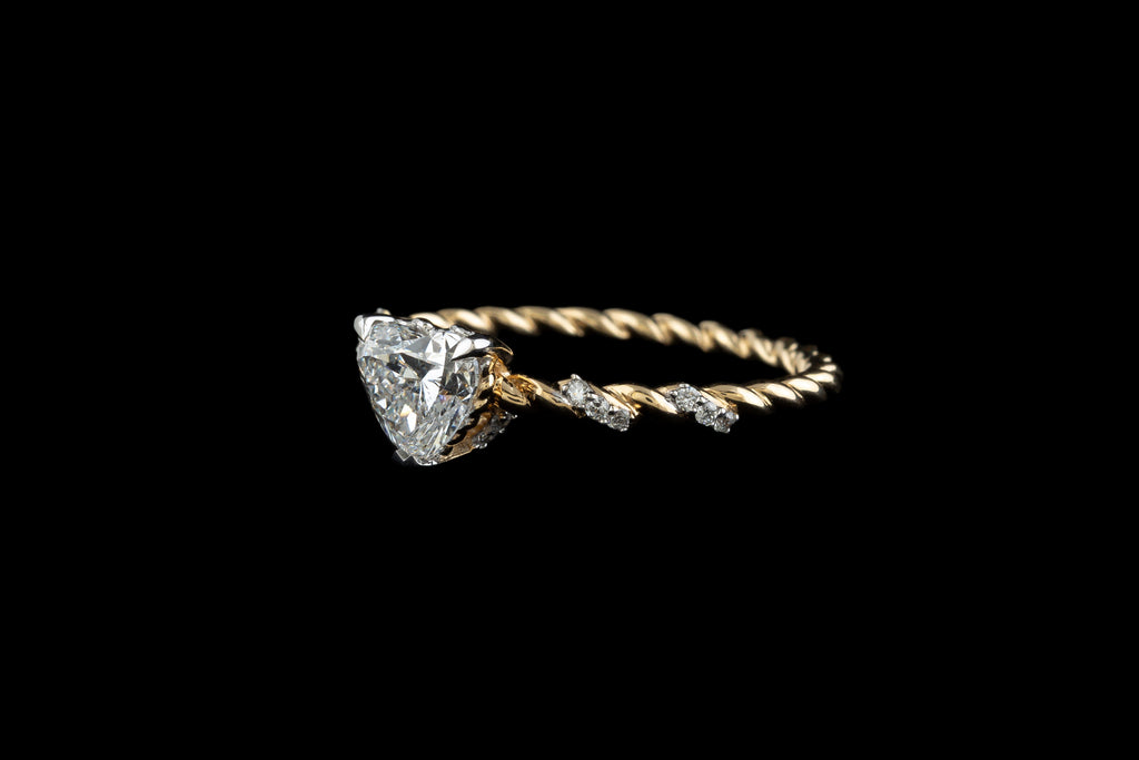 Heart Twist Ring