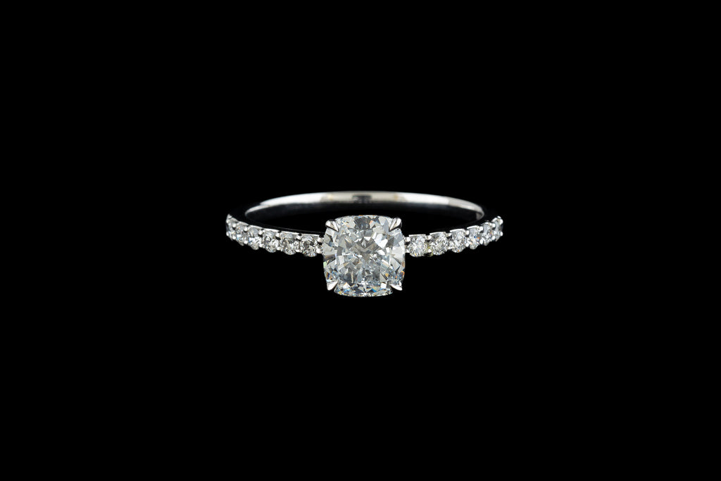 Cushion Solitaire Ring