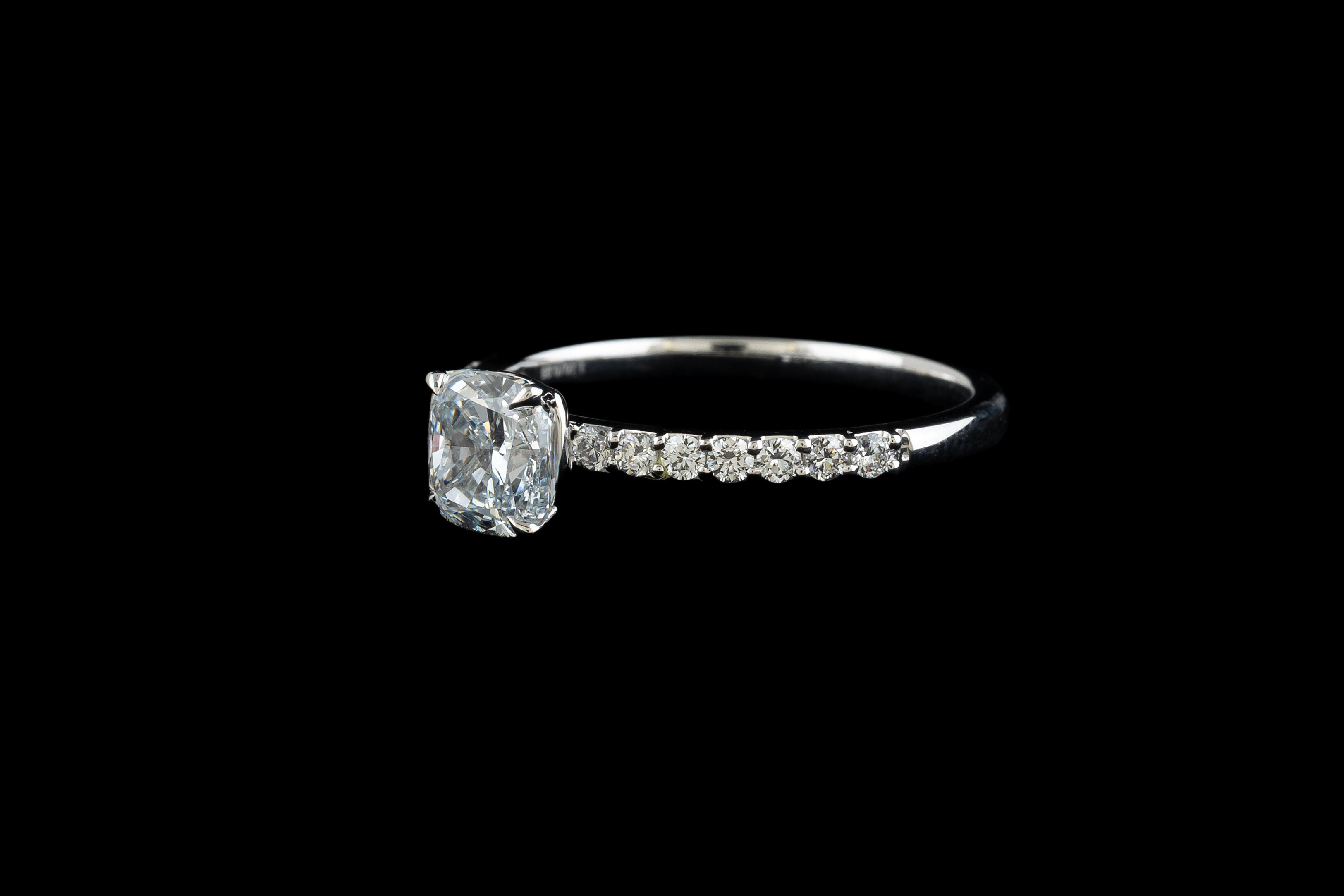Cushion Solitaire Ring