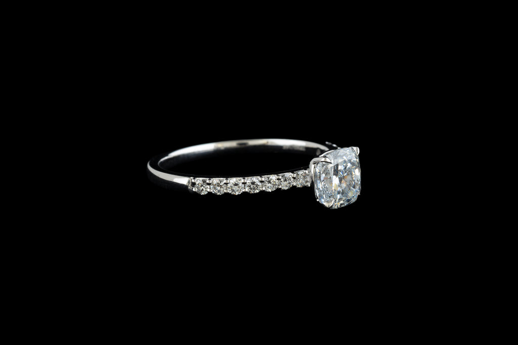 Cushion Solitaire Ring