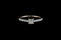 Princess Solitaire Ring