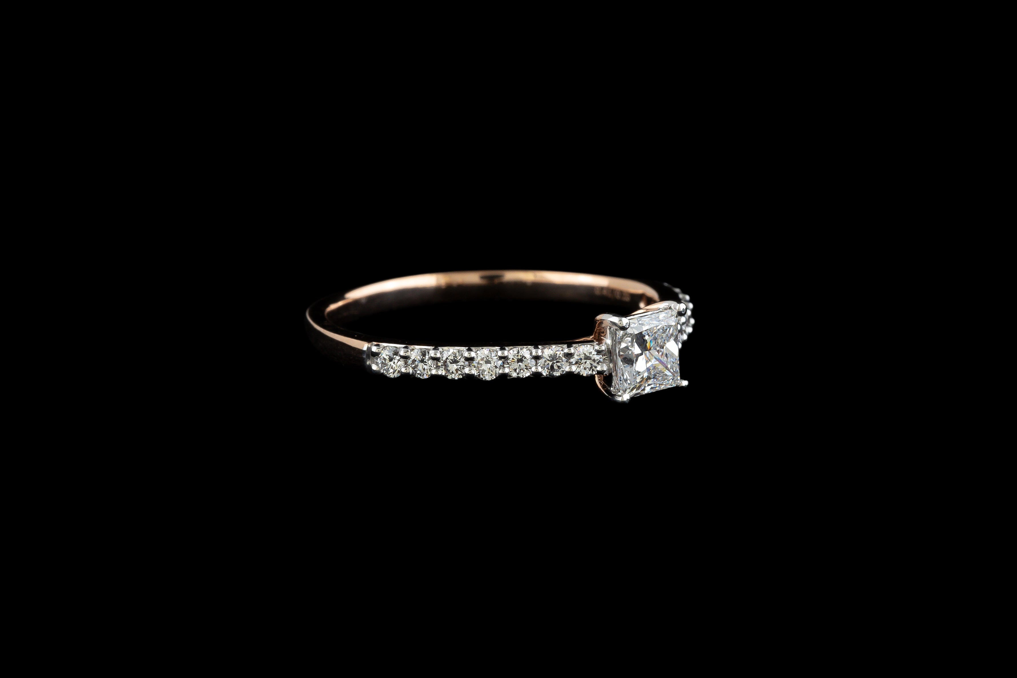 Princess Solitaire Ring