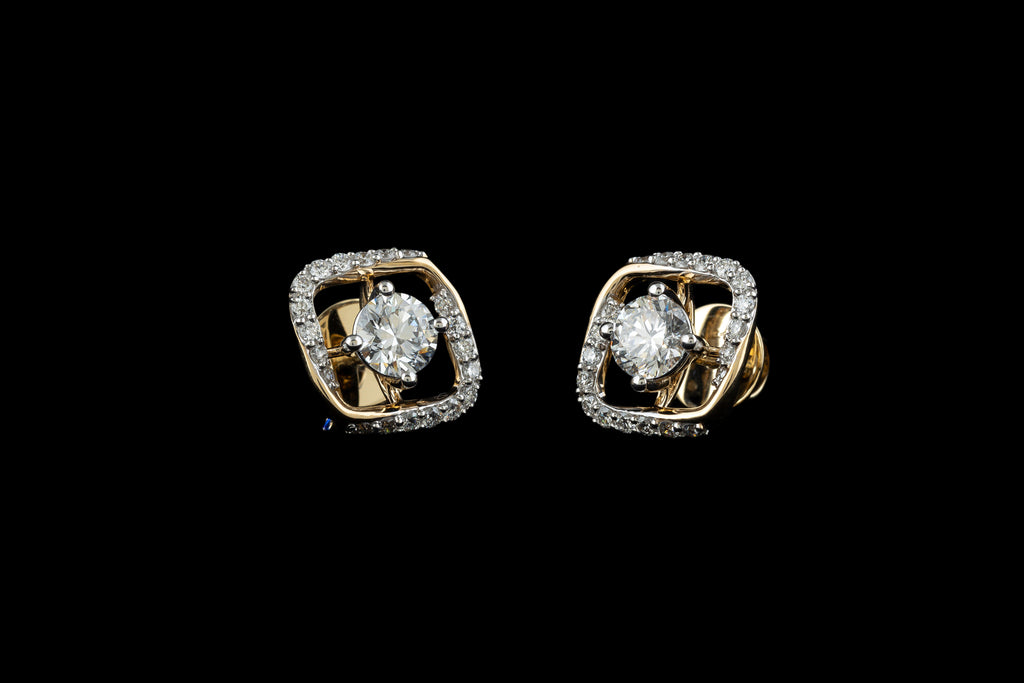 Orbit Glow Stud Earrings