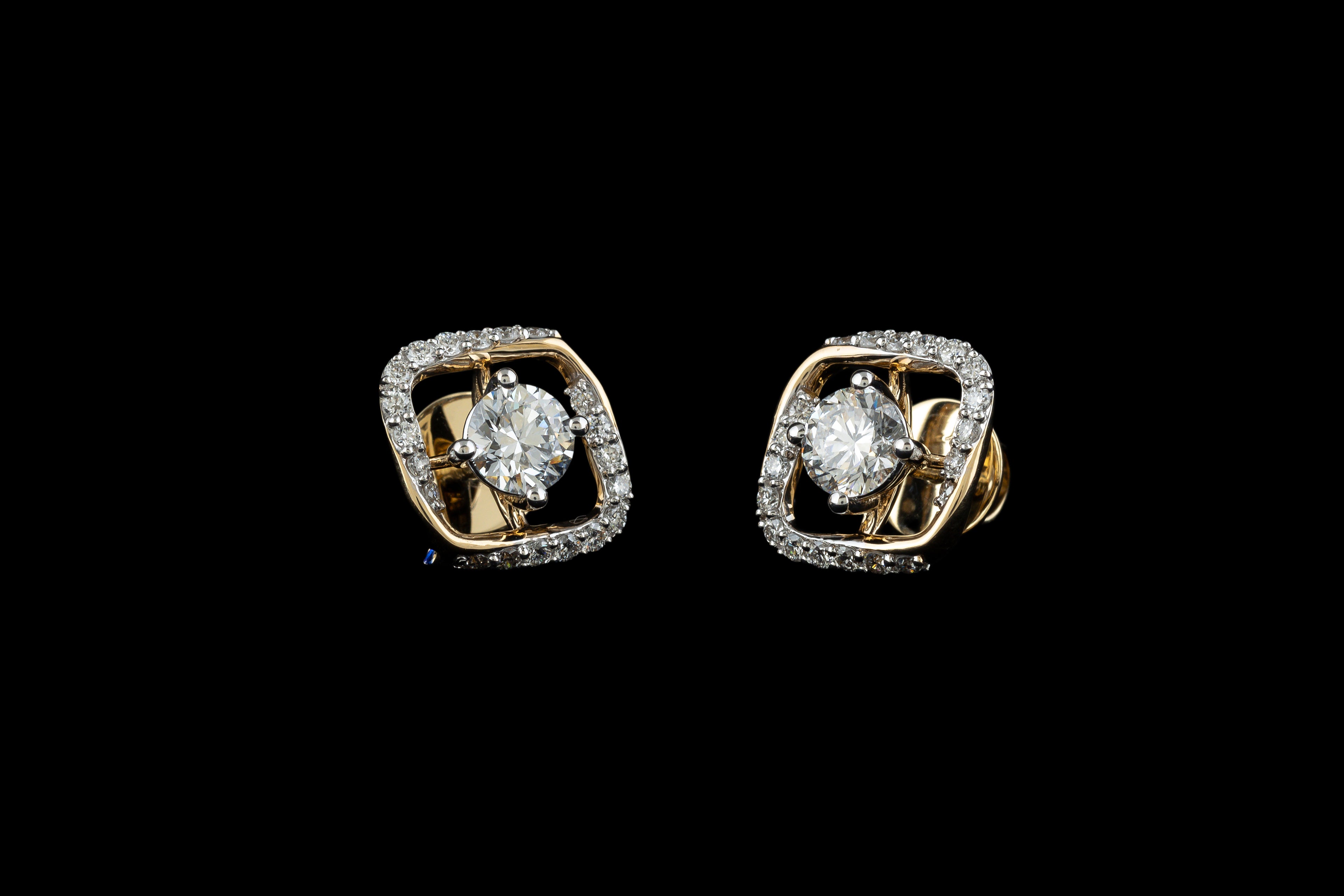 Orbit Glow Stud Earrings