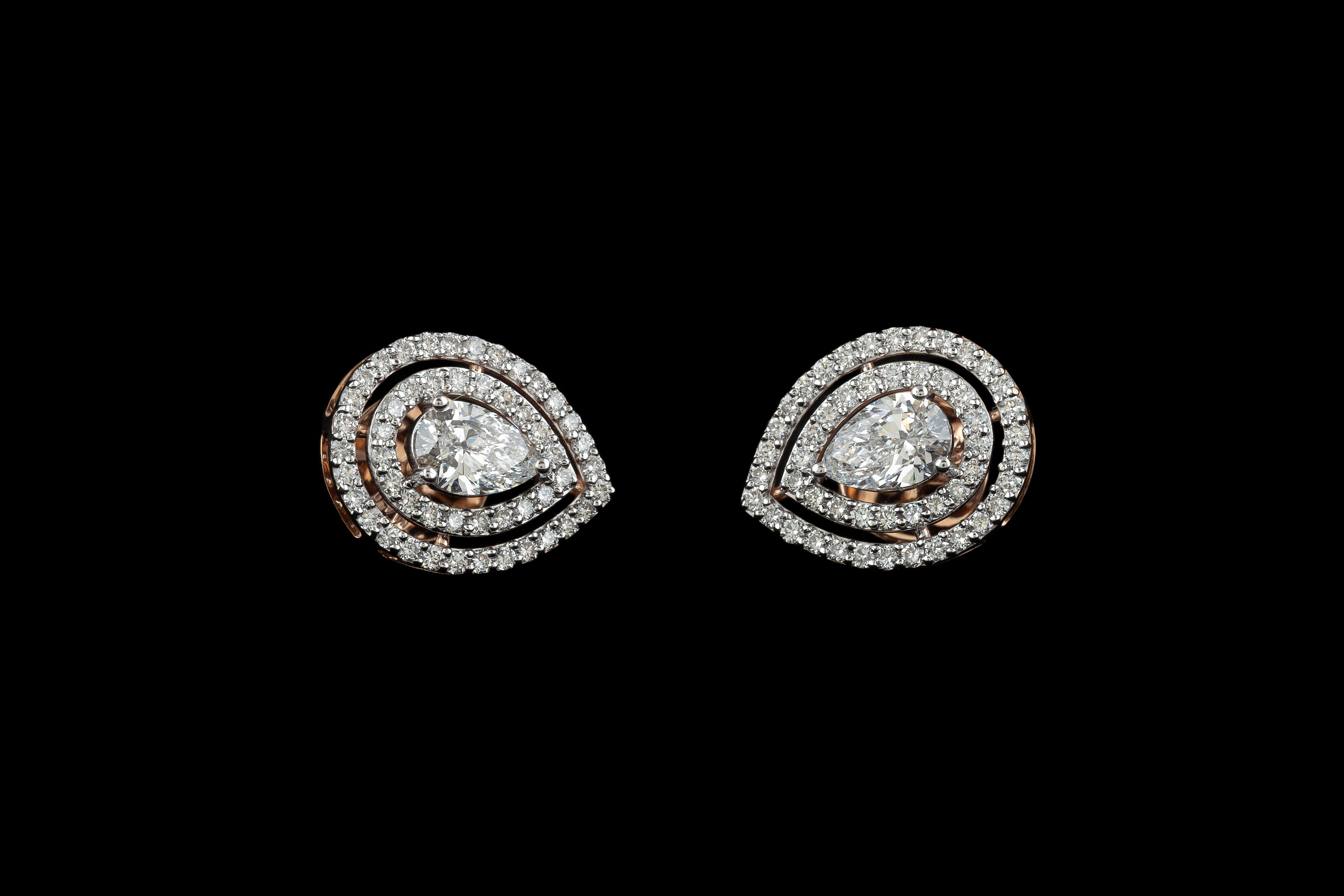 Celeste Drop Stud Earrings