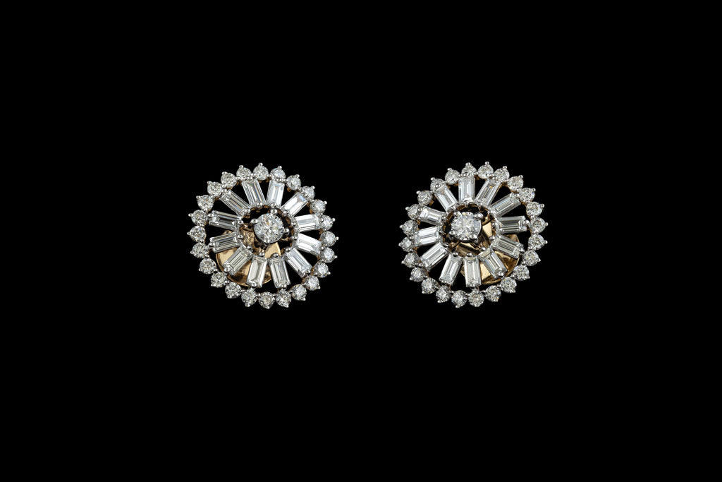 Radiant Bloom Stud Earrings