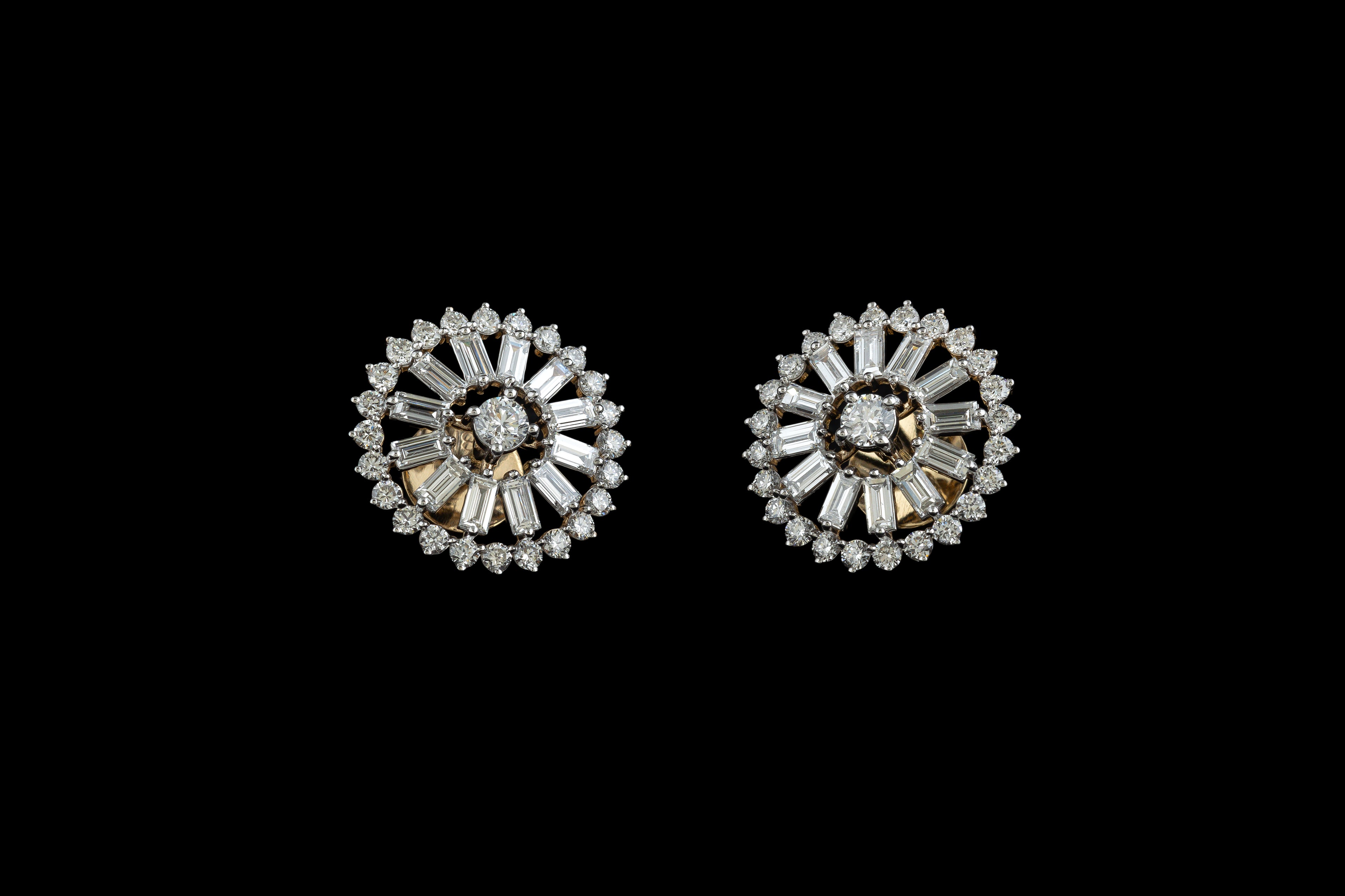 Radiant Bloom Stud Earrings