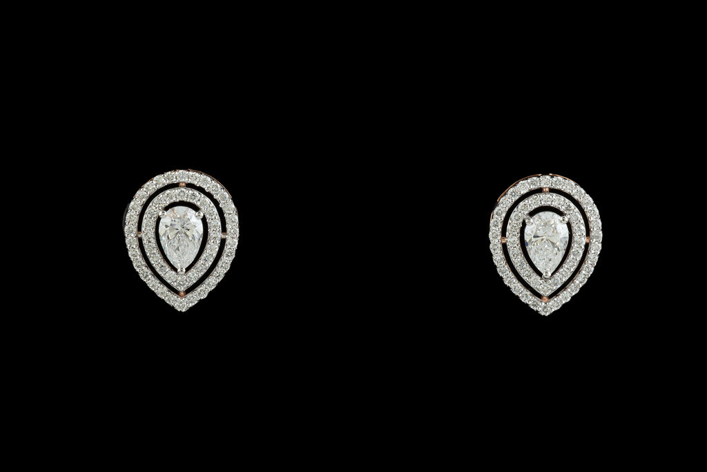 Celeste Drop Stud Earrings