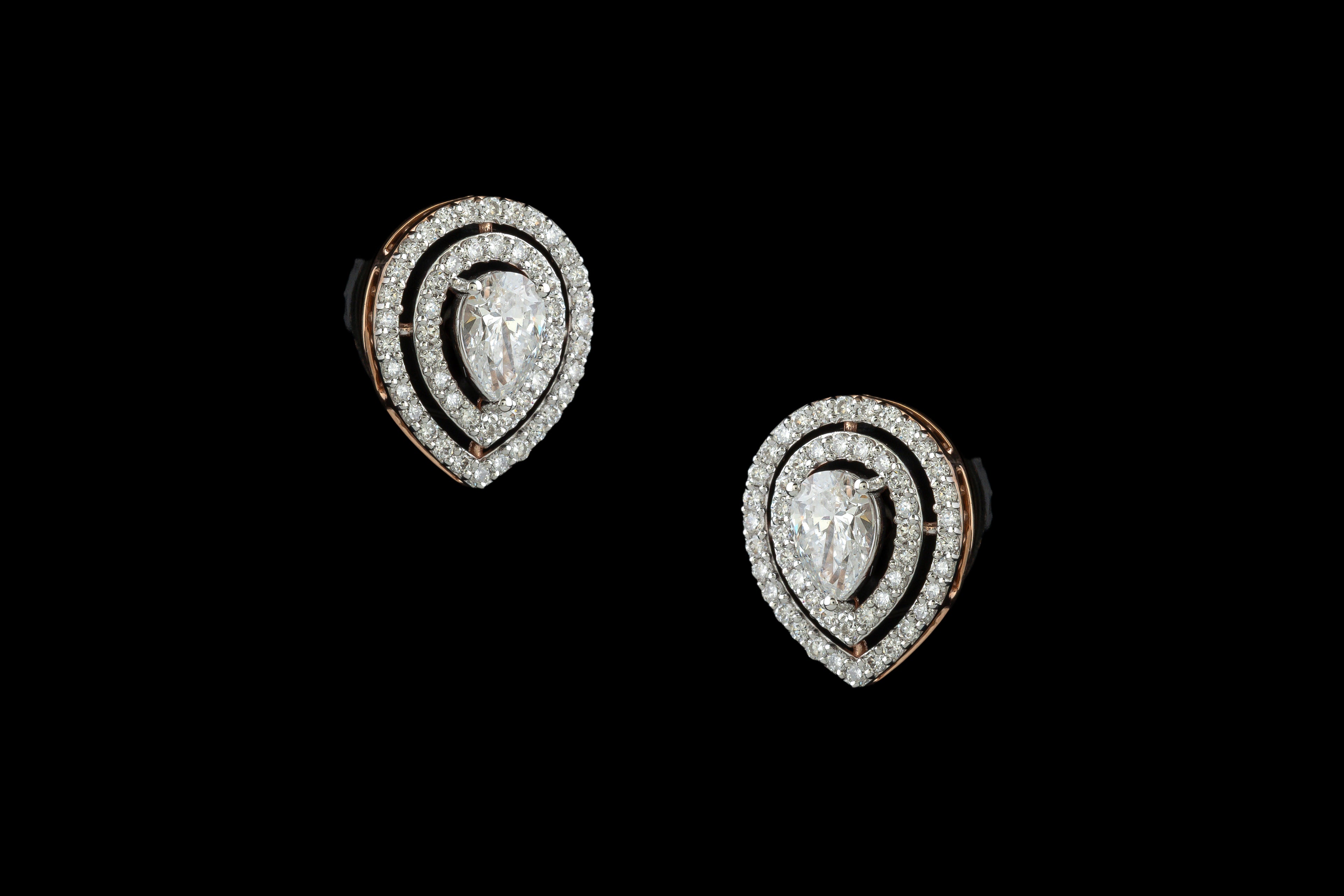 Celeste Drop Stud Earrings