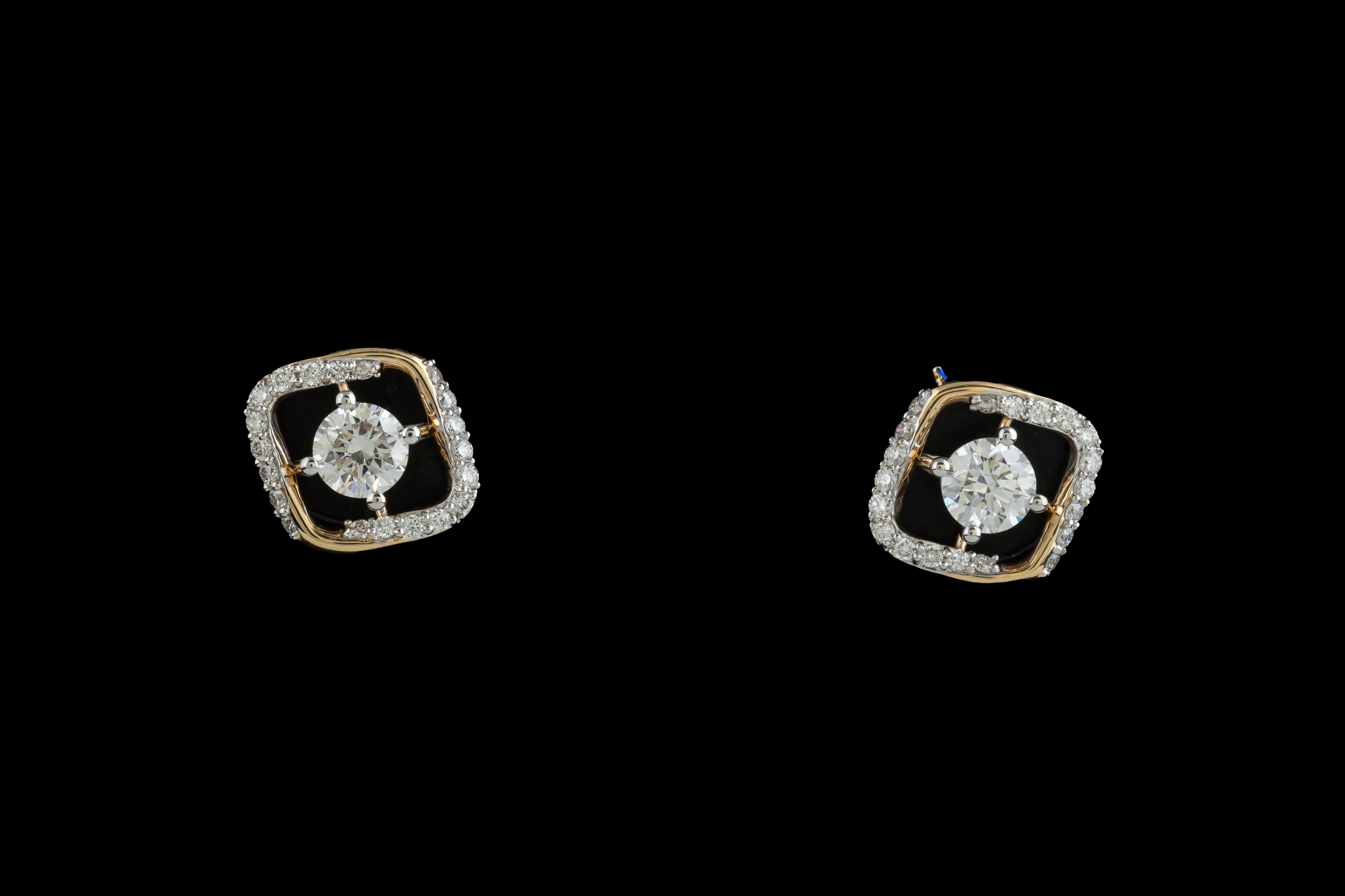 Orbit Glow Stud Earrings