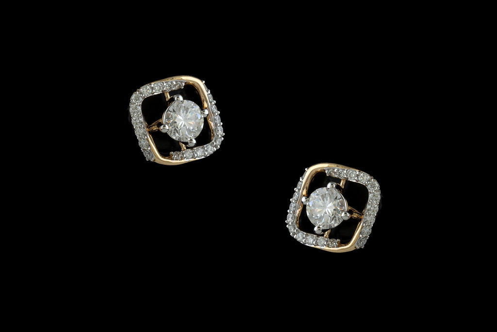 Orbit Glow Stud Earrings