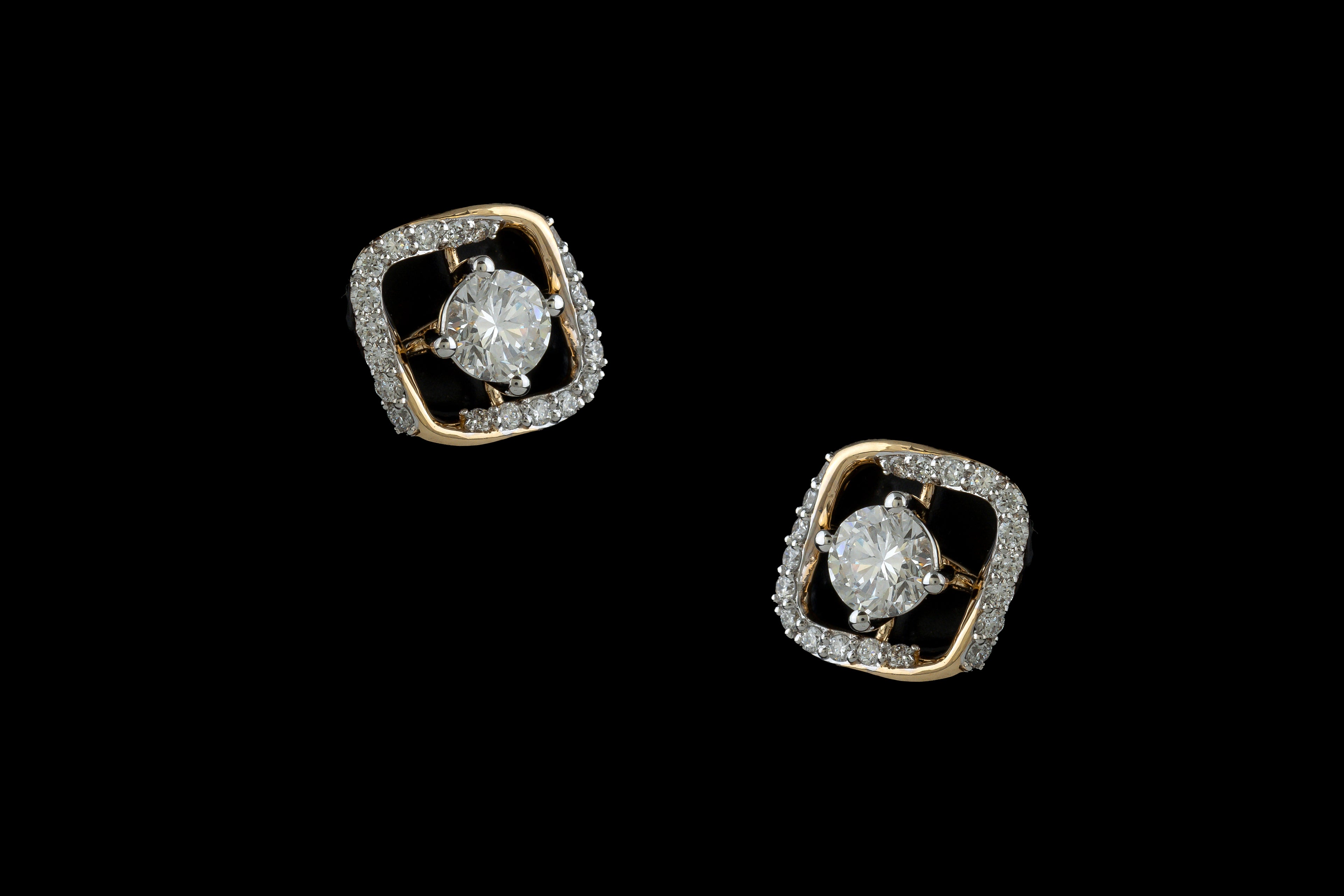 Orbit Glow Stud Earrings