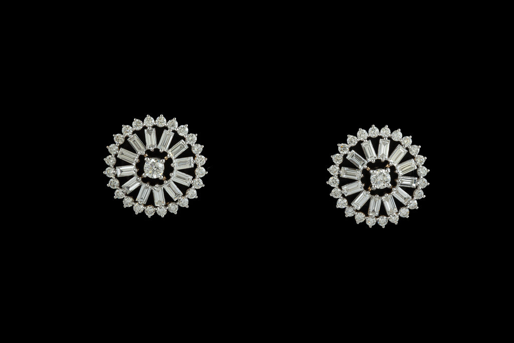 Radiant Bloom Stud Earrings